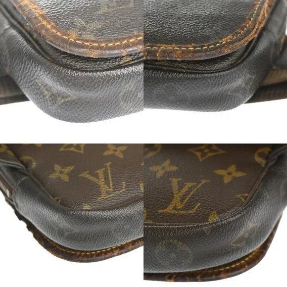 LOUIS VUITTON Bum Bag Bosphore Waist Pouch Monogram Leather Brown